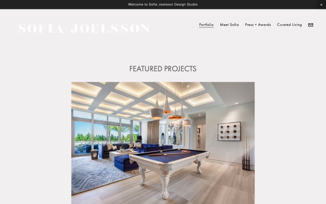 Sofia Joelsson Featured Projects